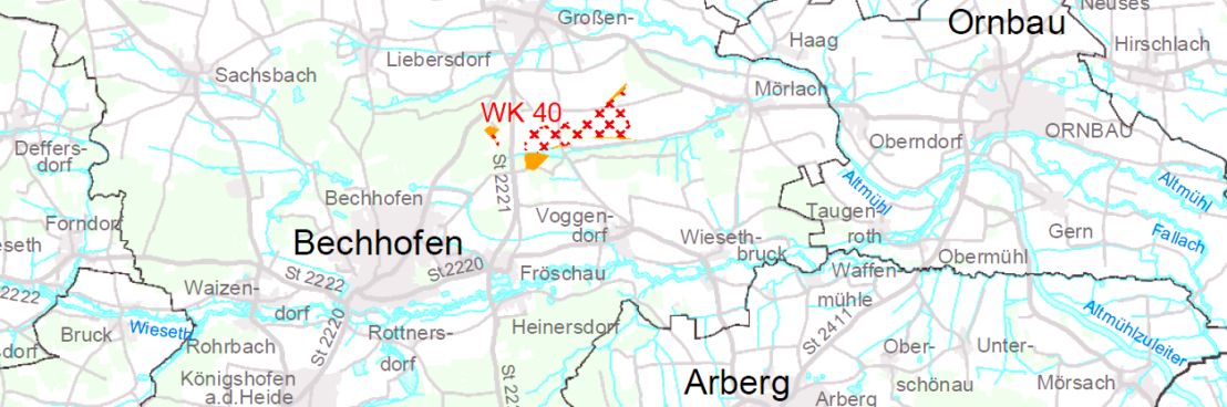 Auszug aus dem Regionalplan Region Westmittelfranken (8)